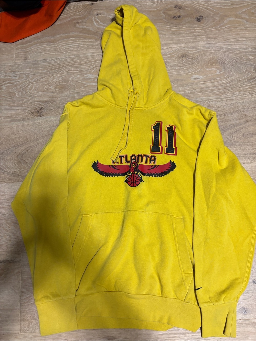 Yellow Atlanta Graphic Hoodie Sweatshirt